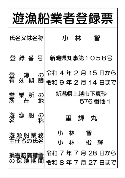 救命胴衣着用義務